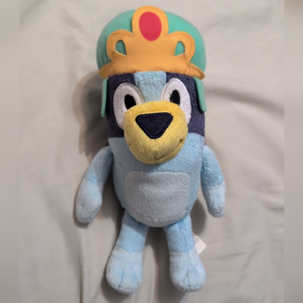 Bluey Queen Plush Stuffed Animal Crown Dog